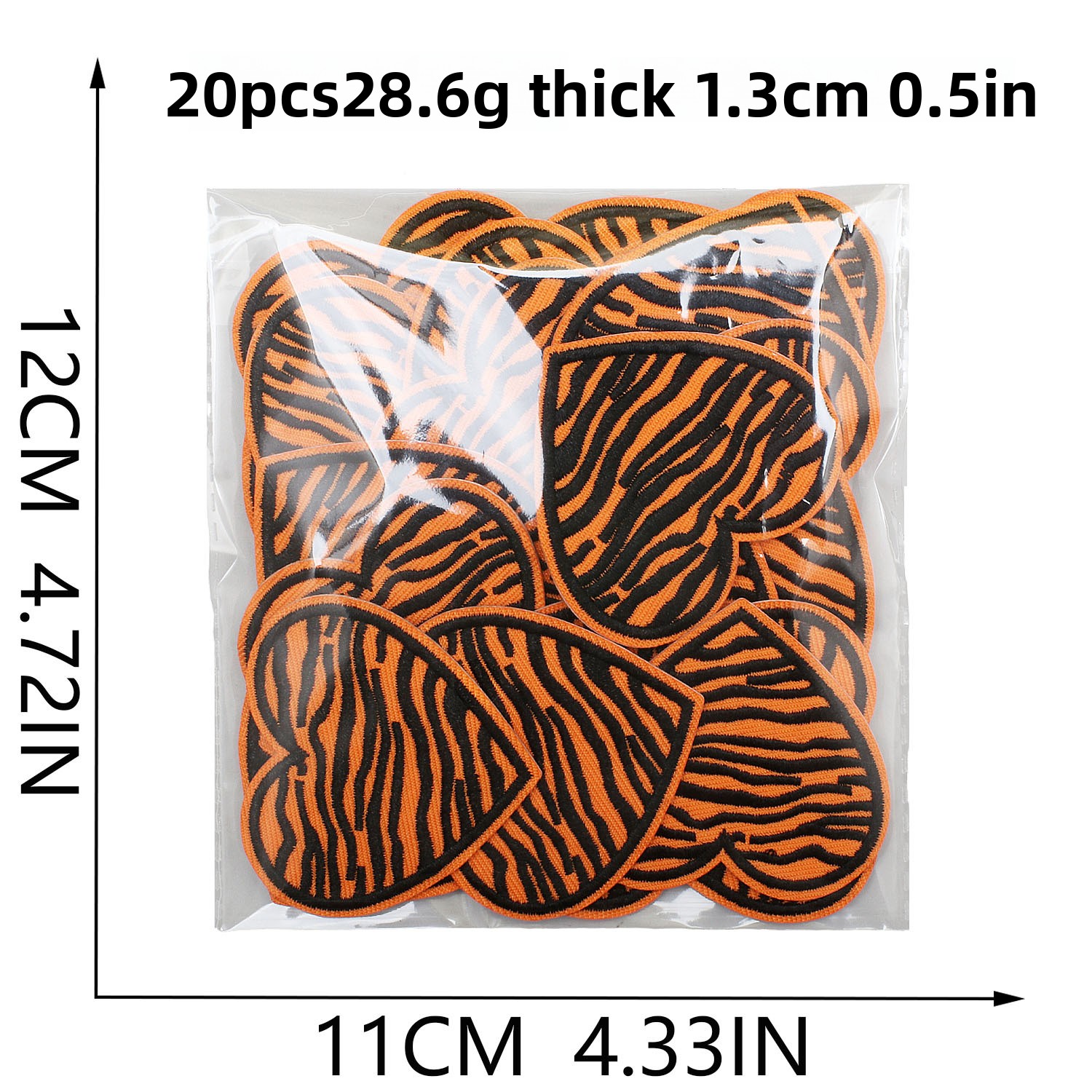 1/5/10/20PCS Leopard Pattern L - Embroidery Design Love review and price