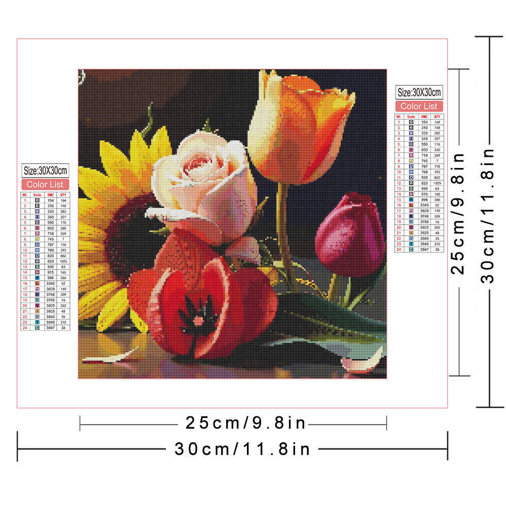 HUACAN Diamond Painting 5d Sun - Embroidery Rose Stitch review and price