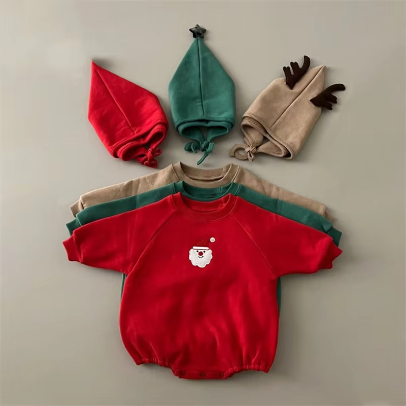 Baby Christmas Romper with Hat - Embroidery Xmas Tree review and price