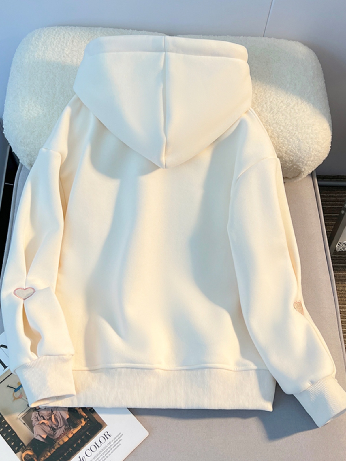 Thickened Hoodie Sweatshirt Gi - Embroidery Design Love review and price