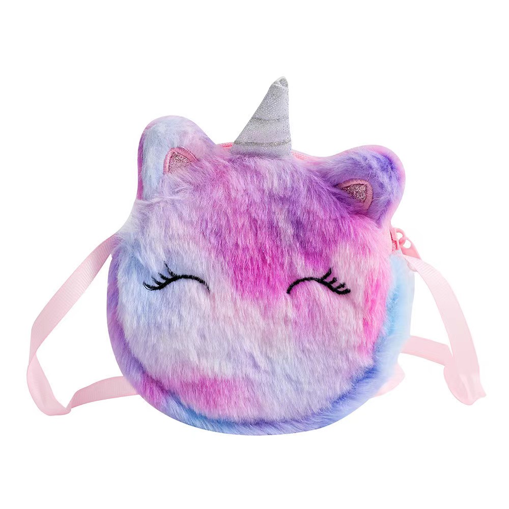 Kids Fashion Plush Shoulder Ba - Embroidery Unicorn review and price