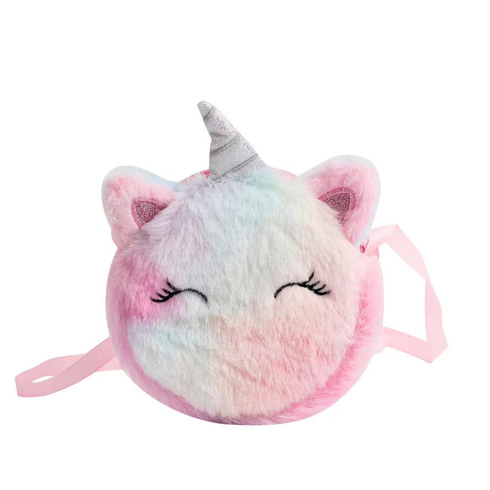 Kids Fashion Plush Shoulder Ba - Embroidery Unicorn review and price