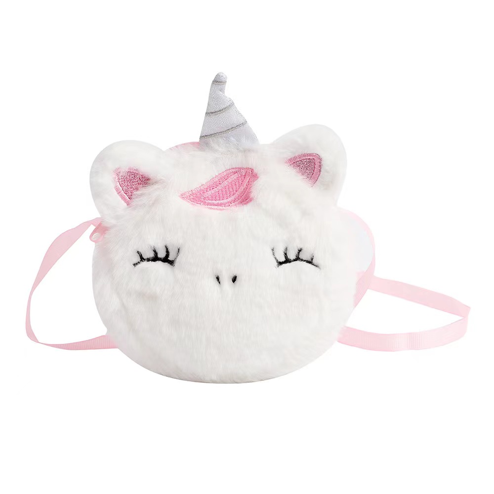 Kids Fashion Plush Shoulder Ba - Embroidery Unicorn review and price
