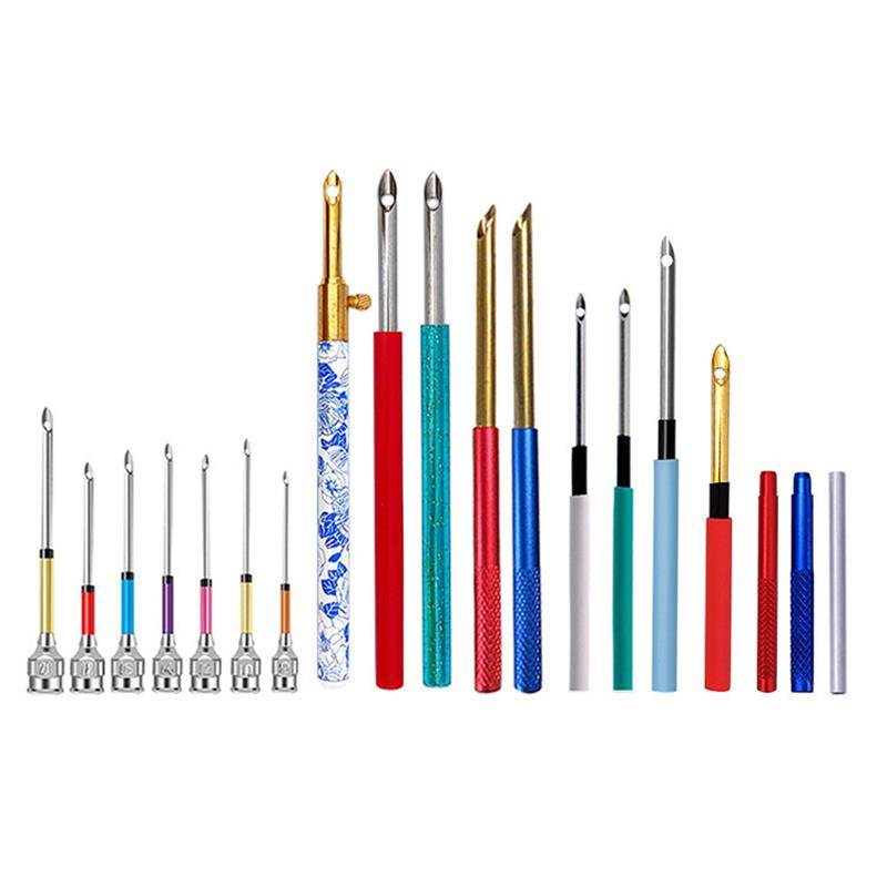 1-17Pcs Punch Needle Tool Kit  - Punch Needle Handle review and price