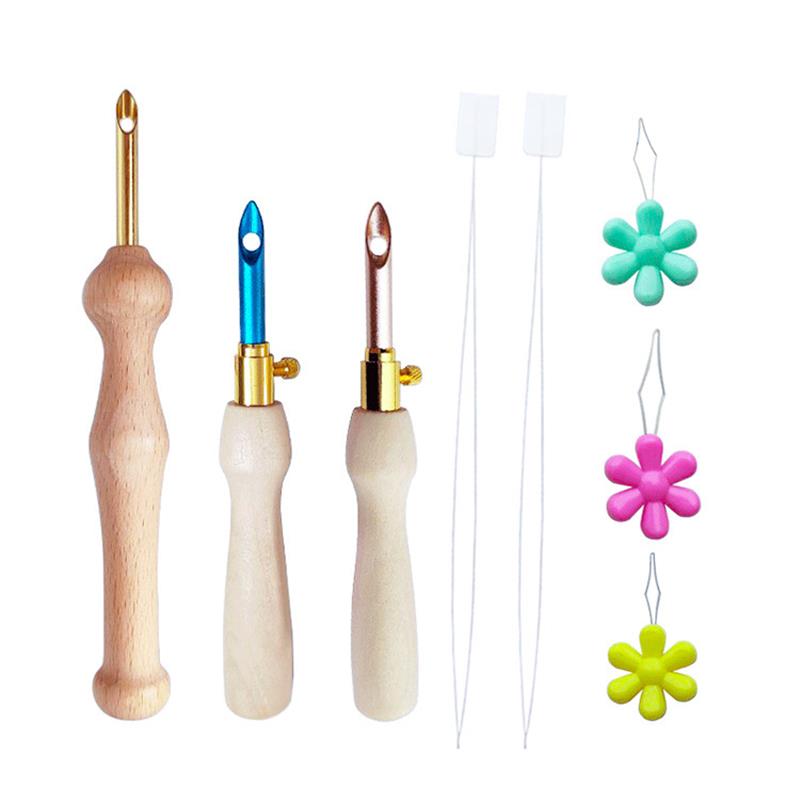 1-17Pcs Punch Needle Tool Kit  - Punch Needle Handle review and price