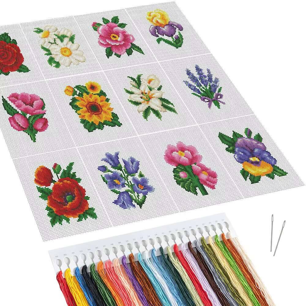 Huacan MINI Cross Stitch Rose  - Embroidery Rose Stitch review and price