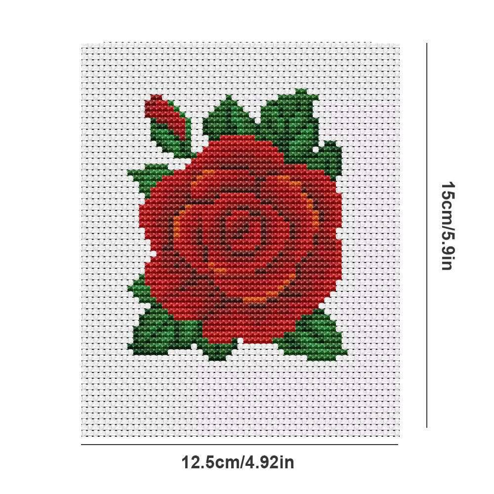 Huacan MINI Cross Stitch Rose  - Embroidery Rose Stitch review and price