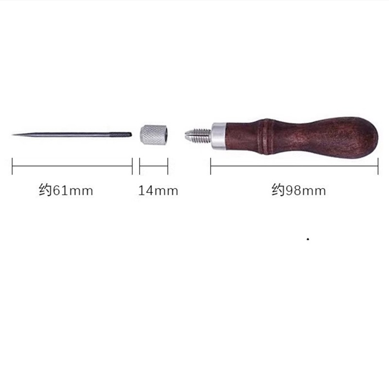 4-in-1 Leather Punch Awl Set w - Punch Needle Handle review and price