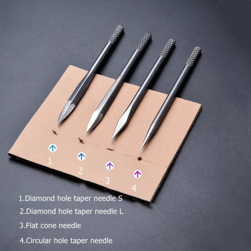 4-in-1 Leather Punch Awl Set w - Punch Needle Handle review and price