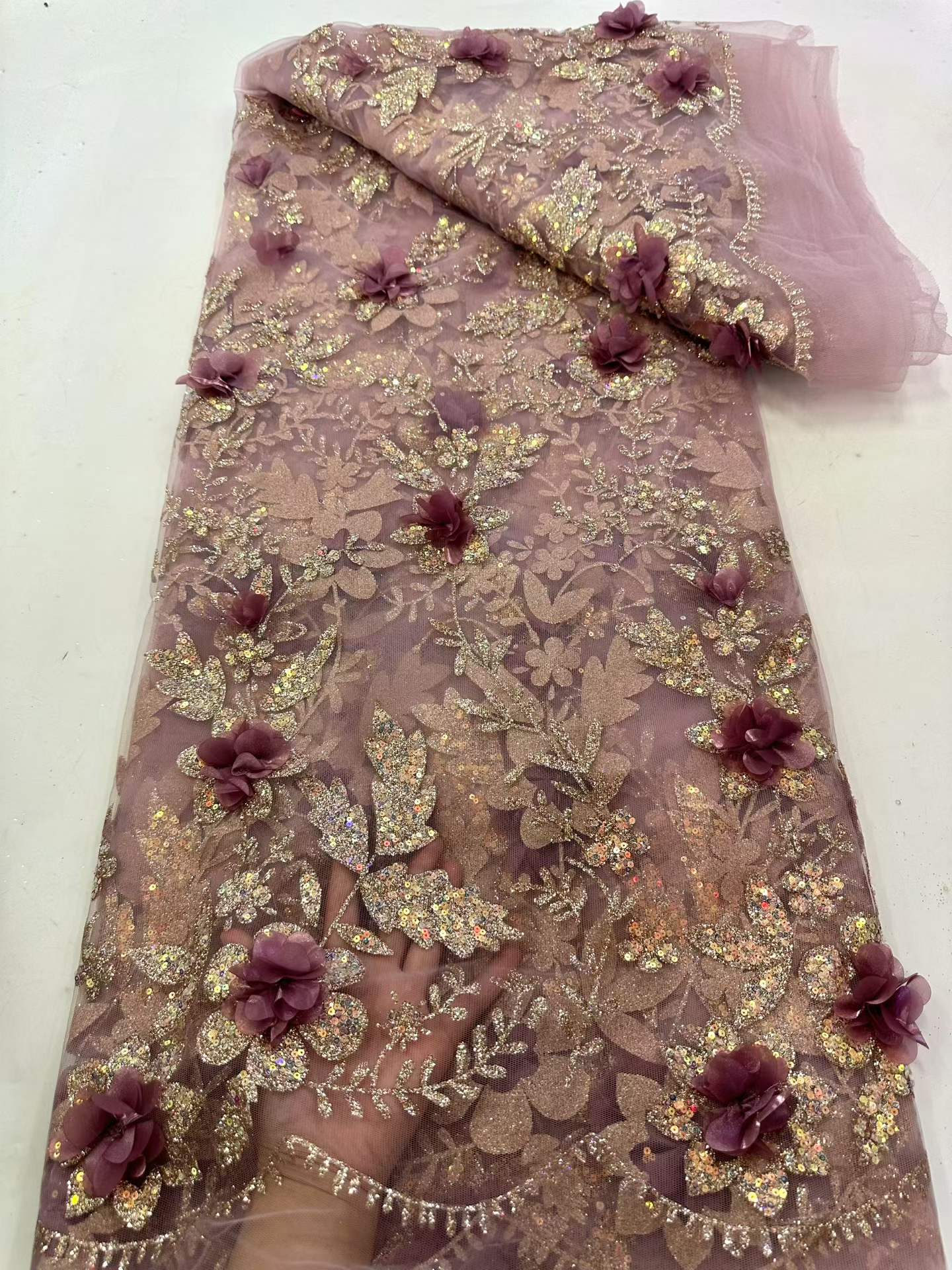 African Lace Fabric Embroidere - Embroidery Abaya review and price