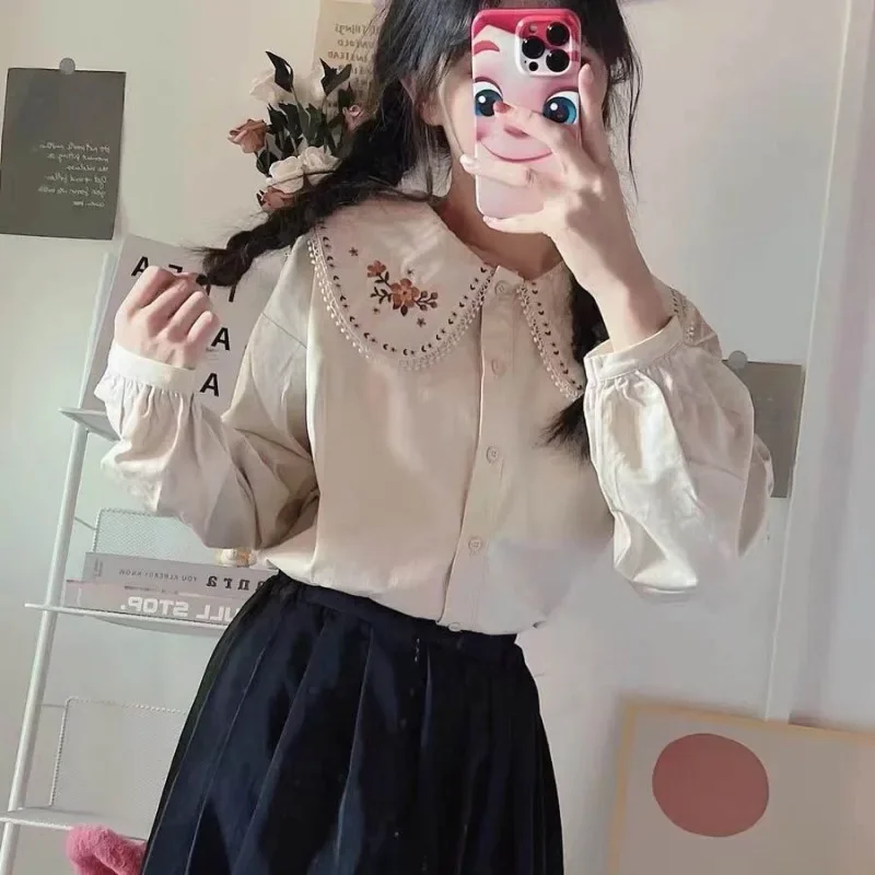 Shirts Women Japan Style Embro - Embroidery Design Love review and price
