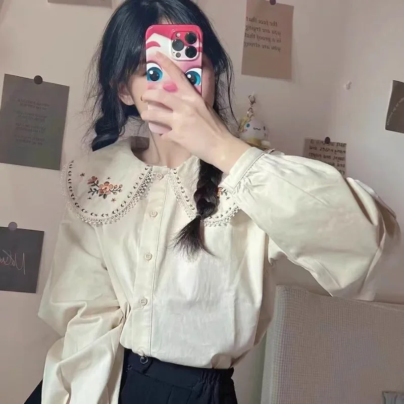 Shirts Women Japan Style Embro - Embroidery Design Love review and price