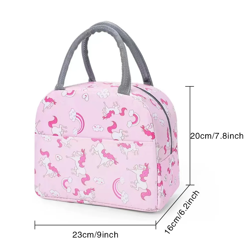 Insulation Lunch Bag Cute Unic - Embroidery Unicorn review and price