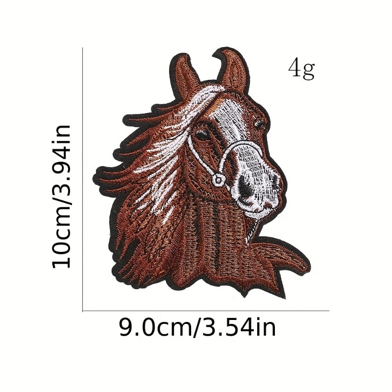 Horse Head Adhesive Embroidery - Embroidery Unicorn review and price