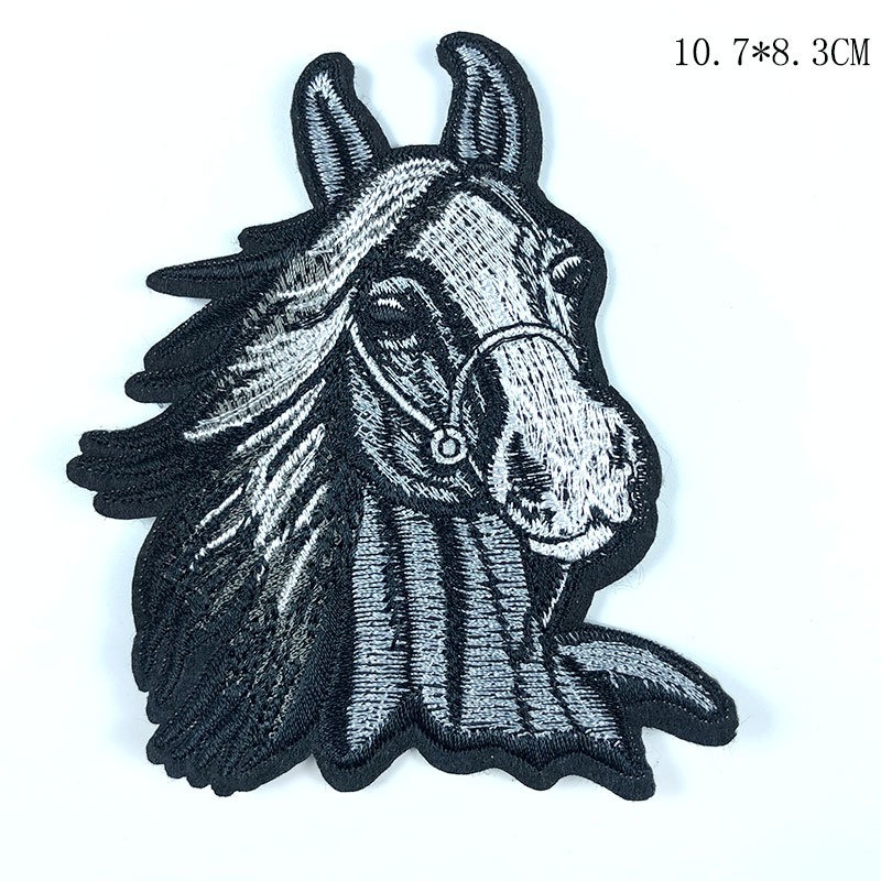 Horse Head Adhesive Embroidery - Embroidery Unicorn review and price