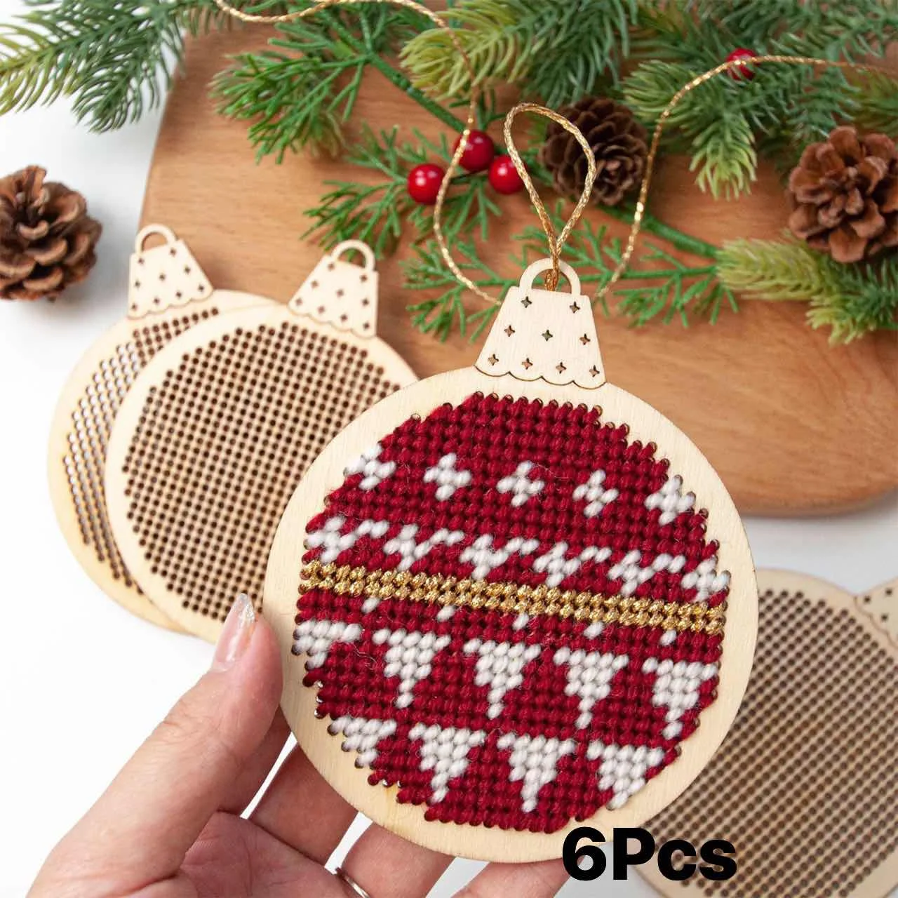 12Pcs Christmas Cross Stitch H - Embroidery Xmas Tree review and price