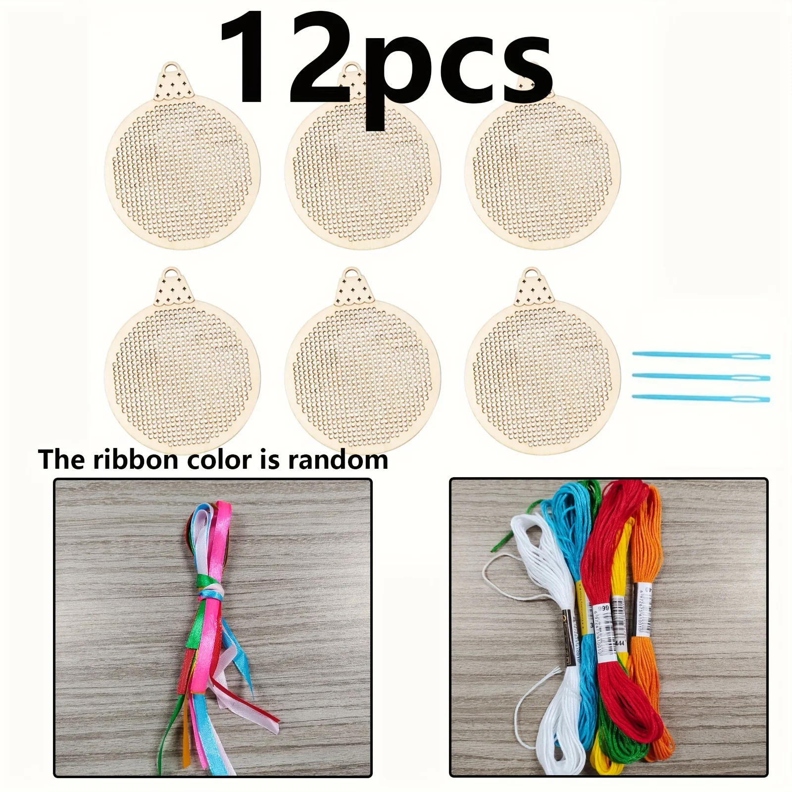 12Pcs Christmas Cross Stitch H - Embroidery Xmas Tree review and price