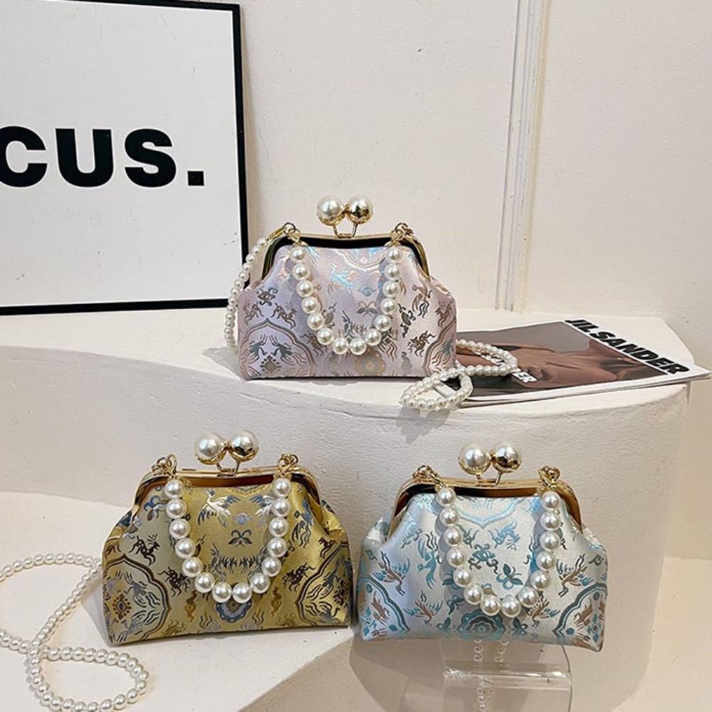 Pearl Chinese Style Handbag Ki - Embroidery Kiss review and price