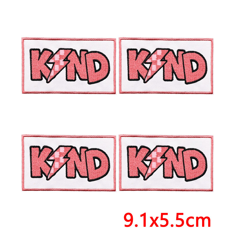 5PCS/Lots Positive Energy Text - Embroidery Quote review and price