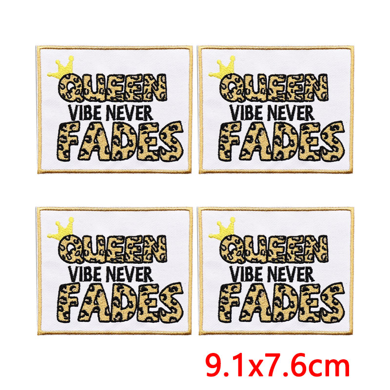 5PCS/Lots Positive Energy Text - Embroidery Quote review and price