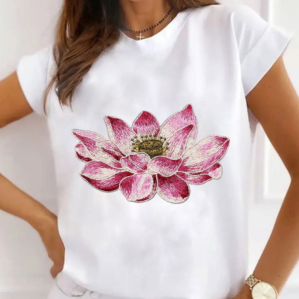 Soft Lotus Flower Patch Embroi - Embroidery Abaya review and price