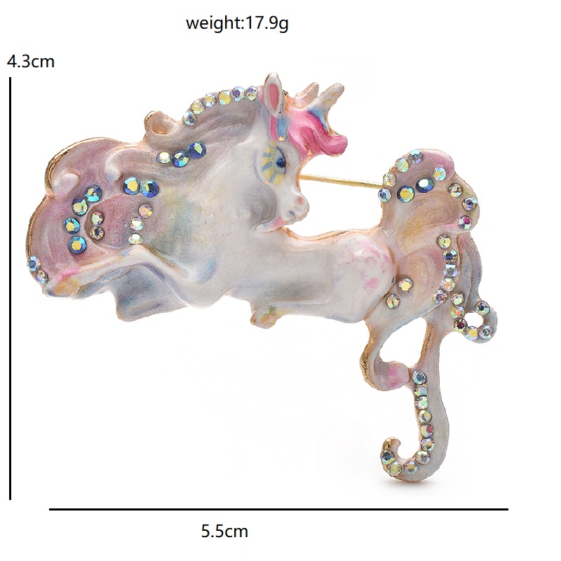 Wuli&baby Beautiful Enamel Hor - Embroidery Unicorn review and price