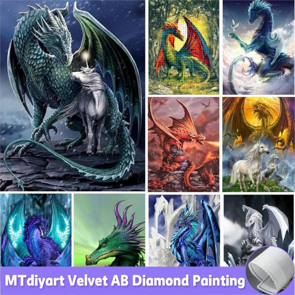 DIY 5D Dragon And Unicorn Diam - Embroidery Unicorn review and price