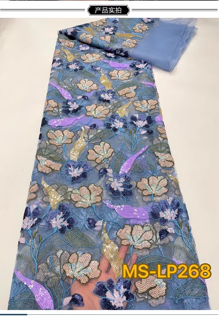 1yard Luxury Double color bead - Embroidery Abaya review and price