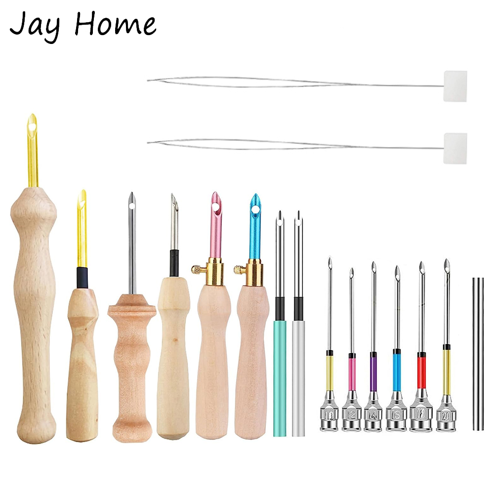 Punch Needle Kit Wooden Embroi - Punch Needle Handle review and price