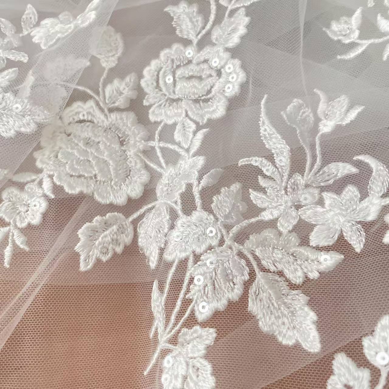 French Embroidered Lace Fabric - Embroidery Abaya review and price