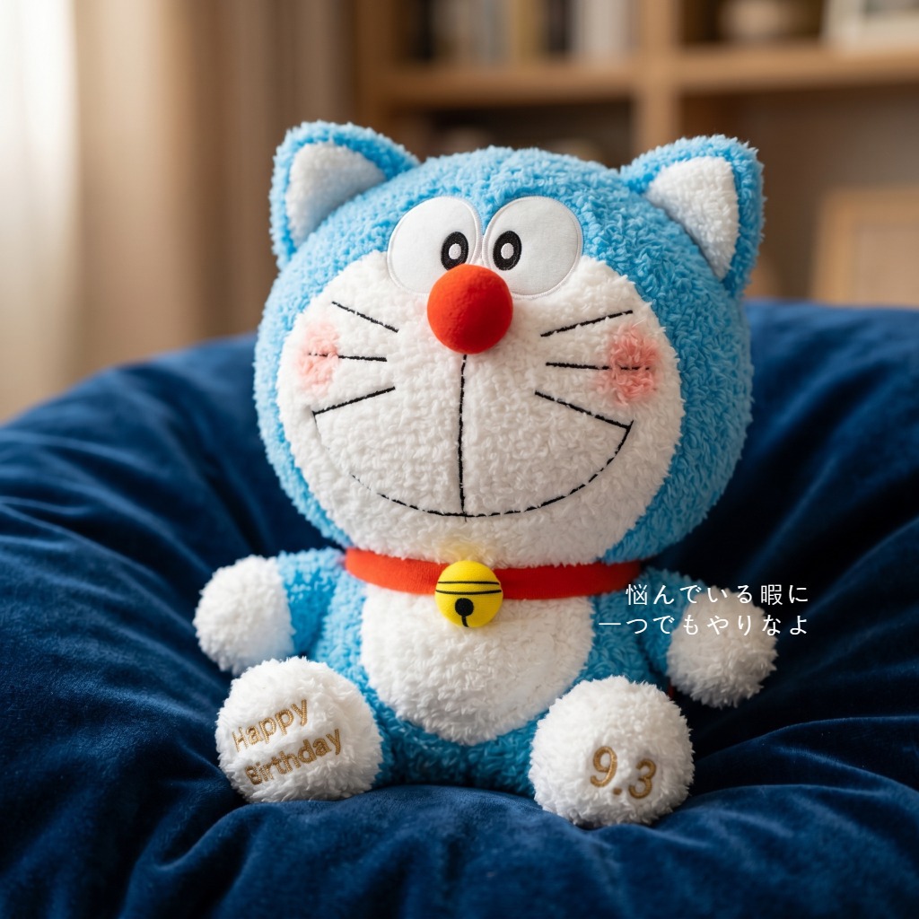 Cute Birthday Version Doraemon - Embroidery Design Love review and price