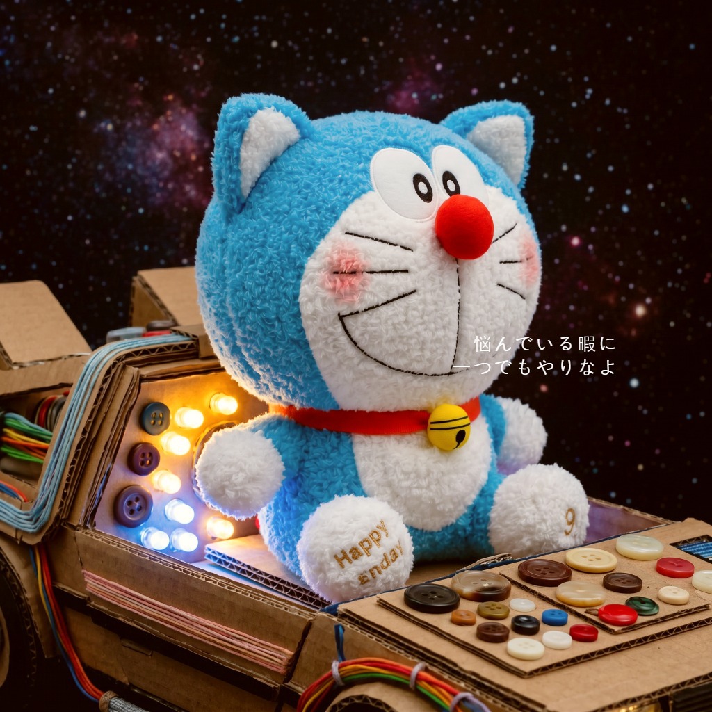 Cute Birthday Version Doraemon - Embroidery Design Love review and price