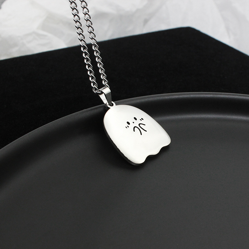 Stainless Steel Cat Couple Nec - Embroidery Chain Stitch review and price